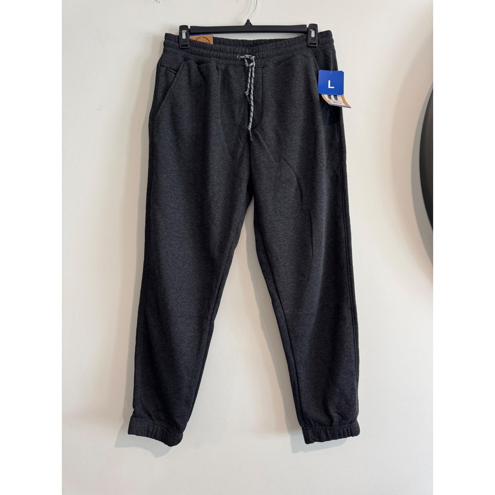 Weatherproof Vintage Rimrock Jogger Men Large Gray Fleece Lined Sweatpants